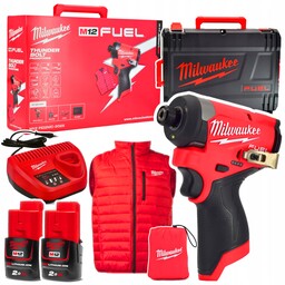 Milwaukee M12 FID2MC-202X Zakrętarka udarowa 2x2.0ah 170Nm 1/4