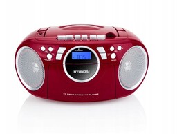 Radiomagnetofon Hyundai HY-TRC788AU3RS czerwony kaseta