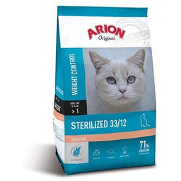 Arion Original Weight Control Cat Sterilised Salmon 7.5