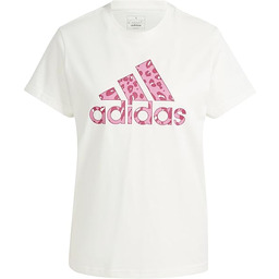 adidas Kobiety Animal Print Graphic Tee, off white,