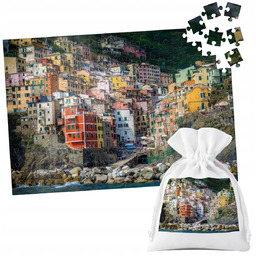 PUZZLE TRADYCYJNE - WŁOCHY PIĘKNE WIDOKI KRAJOBRAZ -