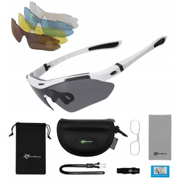 Przeciwsłoneczne Okulary Rowerowe - 5 Soczewek Uv