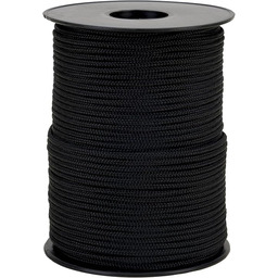 Czarna polipropylenowa pleciona lina Ø 3MM Szpula 100M