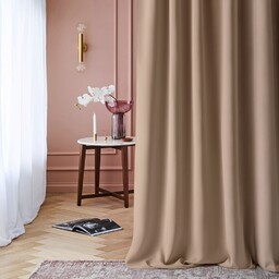 ZASŁONA ZACIEMNIAJĄCA LAUREL - BEŻOWA 140x250 TAŚMA