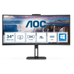 Monitor Aoc 34'' Cu34v5cw/bk Hdmi Dp Usb-c Głośniki