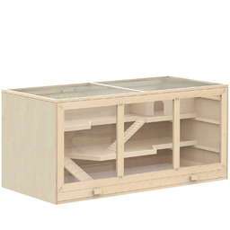 KLATKA DLA CHOMIKA MYSZY ŚWINKI MORSKIEJ GRYZONI TRZYPOZIOMOWA