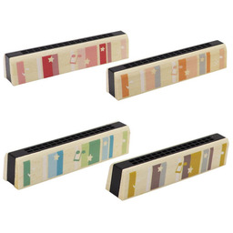 Harmonijka dla dzieci, drewniana, ASKATO