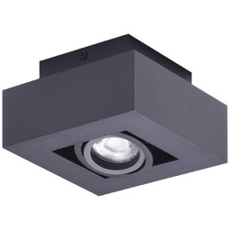 Lampa sufitowa czarna metalowa kwadratowa AZ4432 z serii