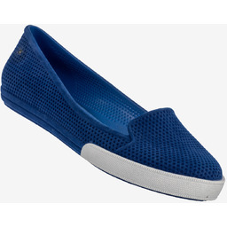 Baleriny Damskie Buty Ażurowe Wsuwane Półbuty Zapachowe Niebieskie