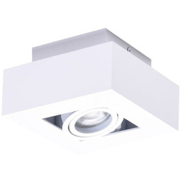 Lampa sufitowa kwadratowa biała metalowa AZ4431 z serii