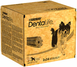 PURINA Dentalife, codzienna pielęgnacja zębów dla średnich psów