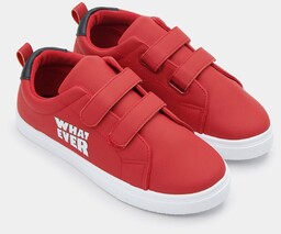 Sinsay - Sneakersy na rzepy - Czerwony