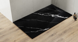 Besco Vexo Marble Black 140x90cm brodzik prostokątny VMB-140-90-P