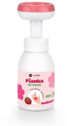 HISKIN_Kids pianka do mycia rąk i ciała Malinowa