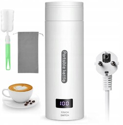Czajnik Podróżny Przenośny , Termos, Czajnik Elektryczny 500ML