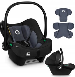 Fotelik samochodowy Nosidełko Lionelo Astrid i-size Black Grey