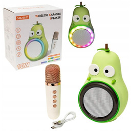 Zestaw Do Karaoke Gruszka Głośnik I Mikrofon