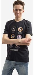 Alpha Industries t-shirt bawełniany Apollo Mission kolor czarny