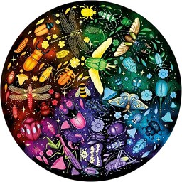 Puzzle 2D: Paleta kolorów. Insekty 500 elementów