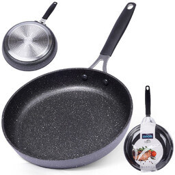 Patelnia Orion Stoner granitowa marmurowa kamienna nieprzywierająca 24