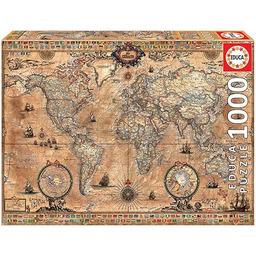 Educa Puzzle. Antique World Map 1000 Teile