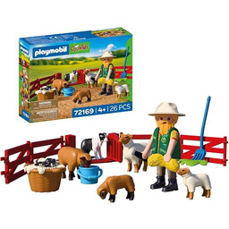 PLAYMOBIL Country młody pasterz zestaw owiec z jagniakami,