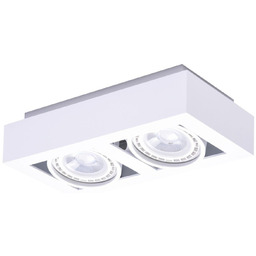 Lampa sufitowa biała metalowa 2-punktowa AZ4440 z serii