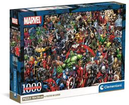 Puzzle 1000 Compact Impossible Marvel - Clementoni