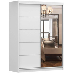 Szafa VISTA 05 150 Biały z lustrem