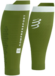 COMPRESSPORT Opaski kompresyjne na łydki R2V3 woodbine/white reflect