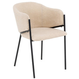 Krzesło Glamour DC-2144 quelle, czarne nogi, beż #6