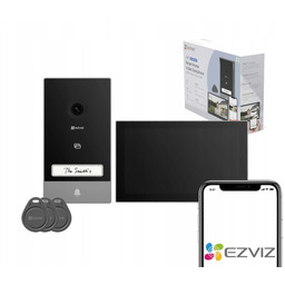 Wideodomofon WiFi Ezviz HP7 2-żyłowy Szerokie pole widzenia