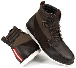 buty zimowe męskie DVS BISHOP BROWN