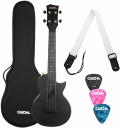 Cascha HH 2258E Carbon Fibre Ukulele Koncertowe BLK