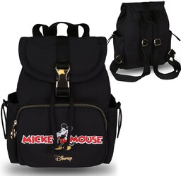 Myszka Mickey Disney Czarny PLECAK MIEJSKI, mały damski