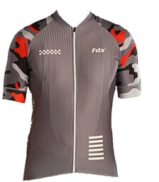 FDX Camo 2 Half Sleeve Cycling Jersey SZARA