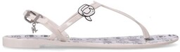 Karl Lagerfeld Damskie sandały JELLY NFT Graffiti Sling