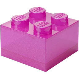 Lego Brick 4 40090801 jasnoróżowy przezroczysty