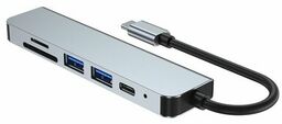 TECH-PROTECT Stacja dokująca V4-HUB 6w1 USB Typu C,