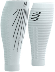 COMPRESSPORT Opaski kompresyjne na łydki R2 AERO white/black
