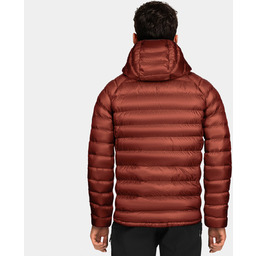 Kurtka męska puchowa Alpinus Oronaye czerwona lekka, zimowa,
