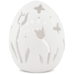 Jajko ceramiczne wielkanocne lampion T-Light 20x16,5x16,5 111799