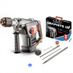 Graphite Młot udarowy Sds Max 1250W, walizka 58G874