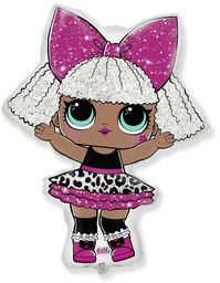 Balon foliowy urodzinowy Diva LOL Surprise - 85