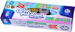 Farby plakatowe 12 kolorów 20 ml Pastelowe Astra