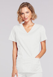 Bluza Round Neck Top 4728/WHTW/XXS Bluza Round Neck