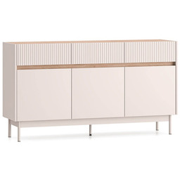 Komoda trzydrzwiowa Dunea 05 kaszmir/dąb