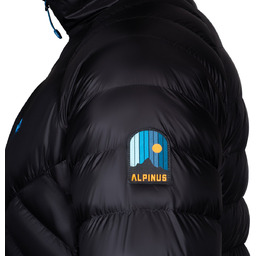 Kurtka męska puchowa Alpinus Oronaye czarna lekka, zimowa,