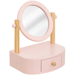 Lusterko kosmetyczne dla dziecka różowe, 22 x 17,5