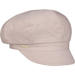 Czapka Newsboy Chambry by Seeberger, jasnobeżowy